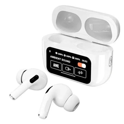 A9 Pro Touch Screen ANC Wireless Earphones HiFi Sound Quality