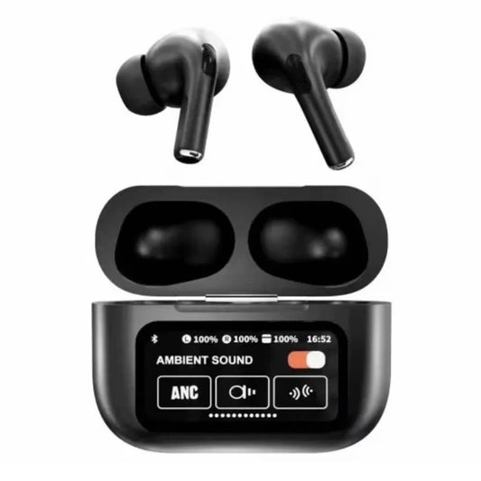 A9 Pro Touch Screen ANC Wireless Earphones HiFi Sound Quality